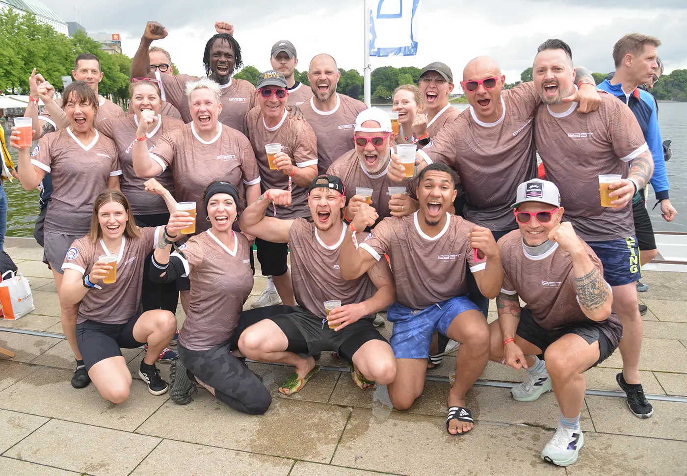Unfassbar, aber wahr: das Team „BeastYBoys“ vom east Hotel gewann die Regatta bereits zum 14. Mal